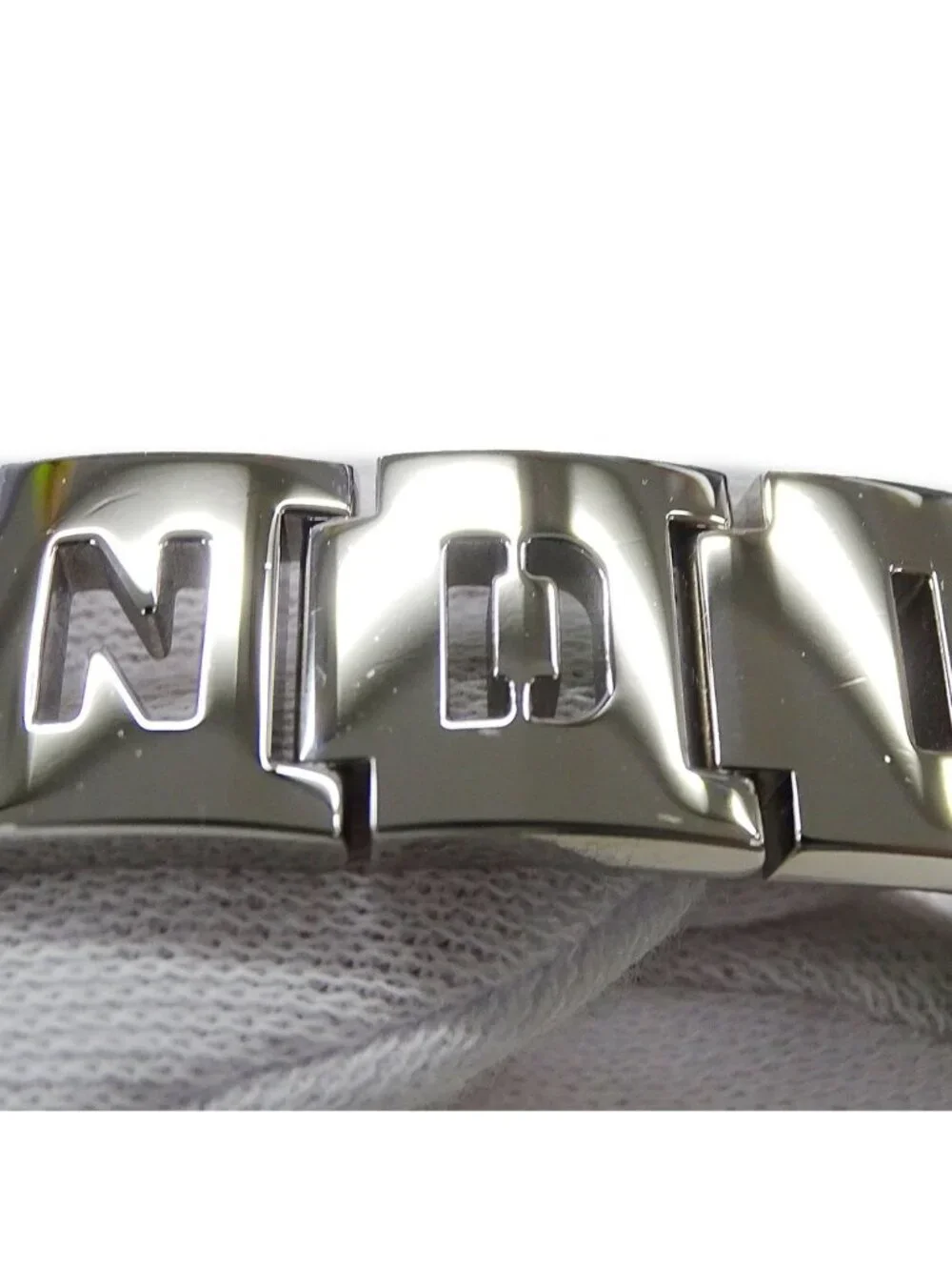 Fendi Watch Orologi Quartz Stainless Steel Silver Black